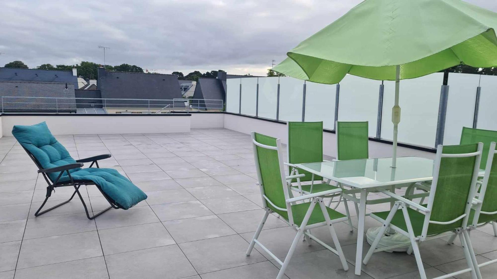 Location Saisonniere Pres De La Mer Avec Rooftop Riantec 외부 사진